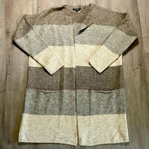 George large open front fall long cardigan